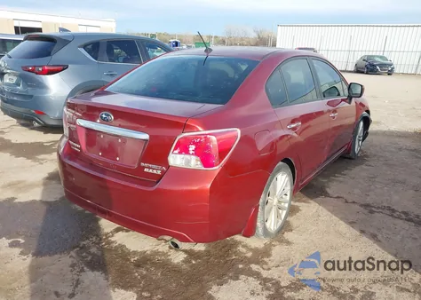 2012 Subaru Impreza 2.0I Limited из США, поврежденный, VIN JF1GJAG66CH010376